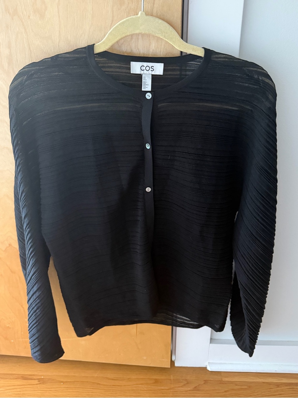 COS Black Cardigan